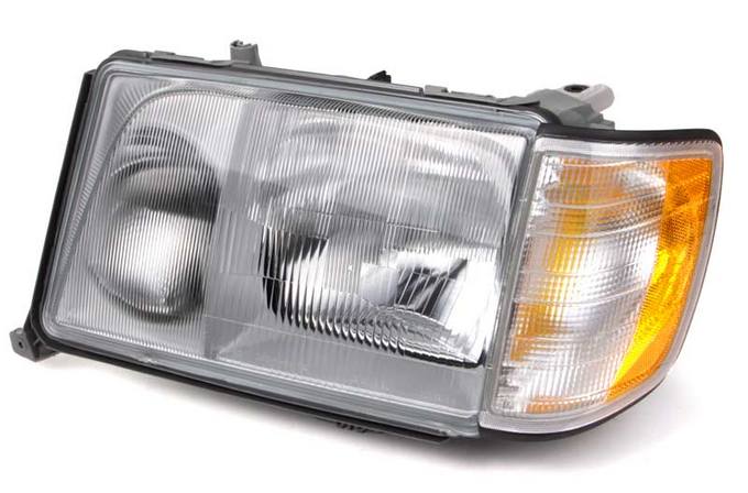 Mercedes Headlight Assembly - Driver Side (Halogen) (w/ Turnsignal) 1248208959 - Hella 354221031